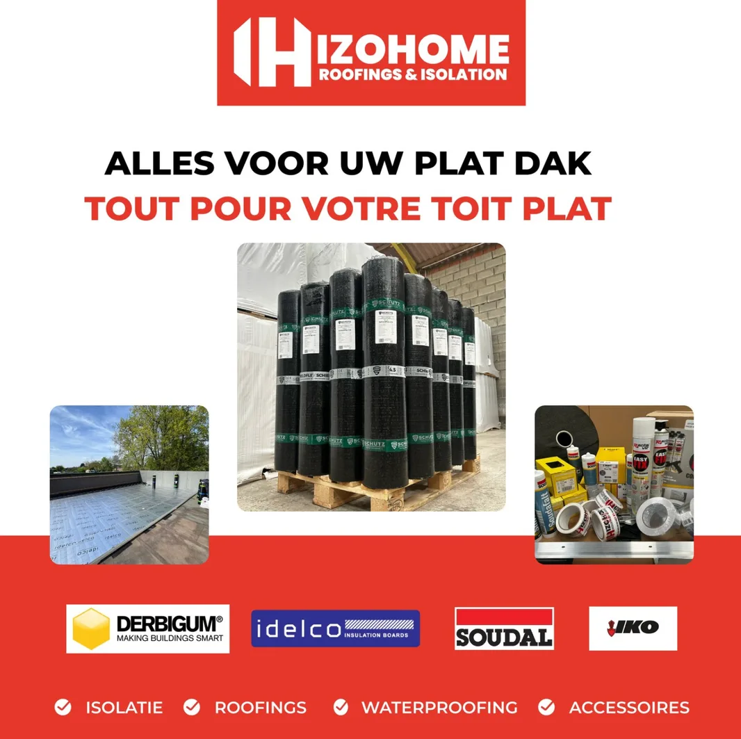 Izohome dakwerken, isolatie, waterdichting en accessoires