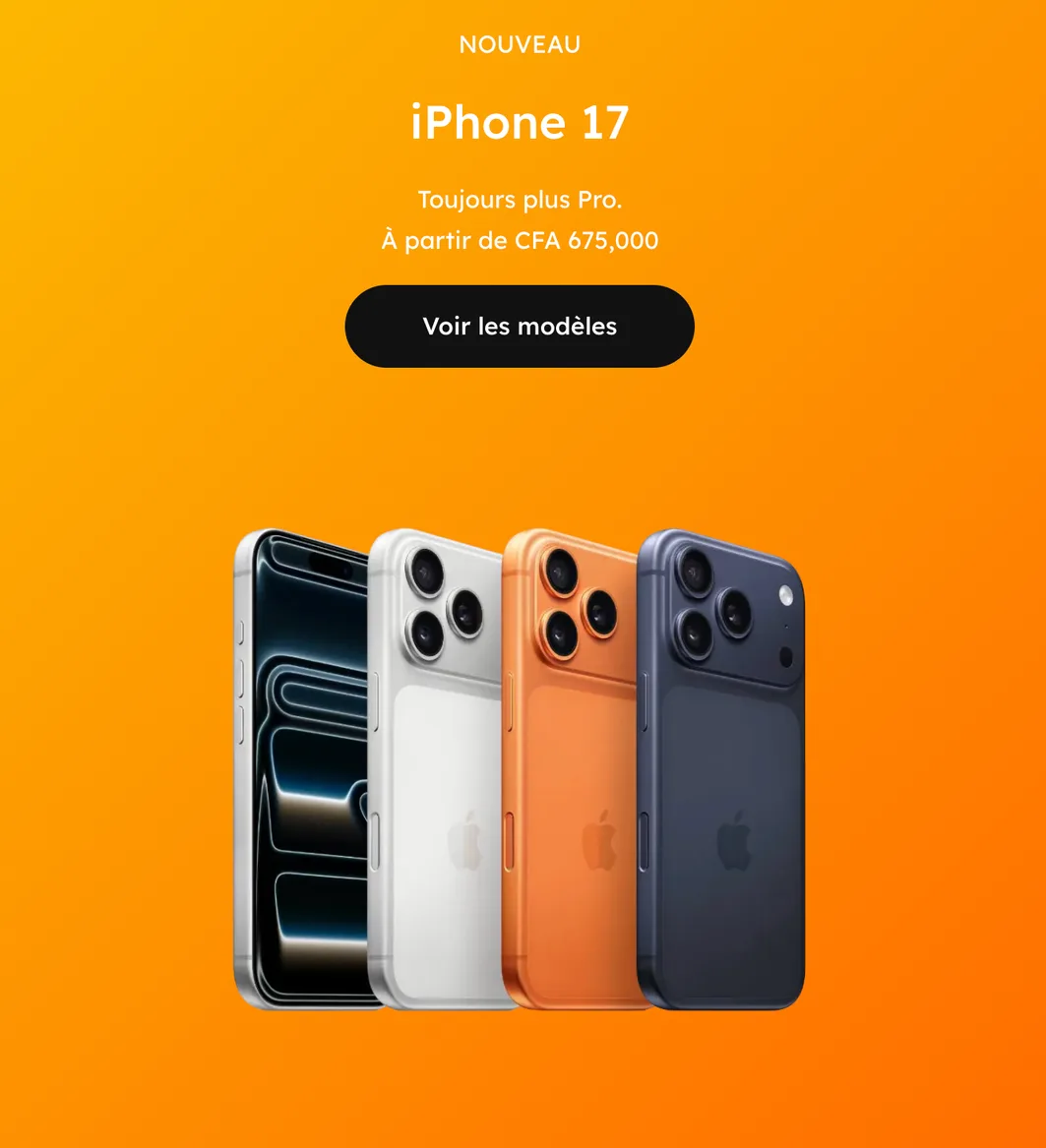Bollestoreplus iPhone 17 productuitlichting
